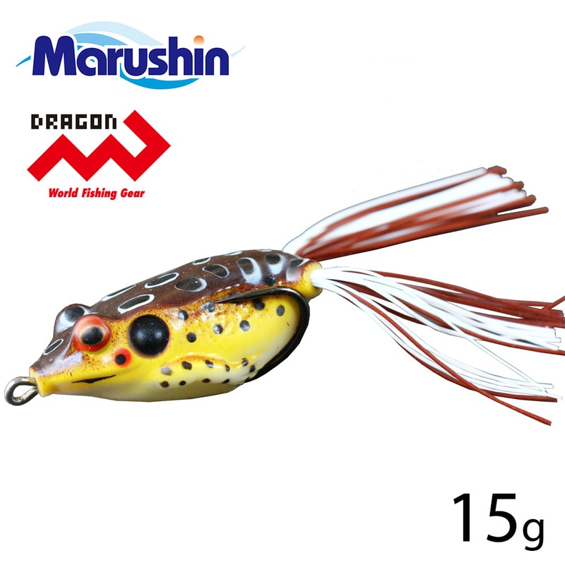 マルシン CHASE フロッグ ルアー ゴールドブラウンTG 15g/60mm カエル
