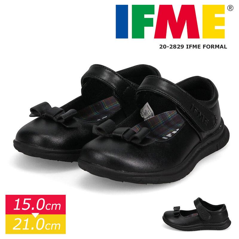 イフミー フォーマルシューズ キッズ 女の子 フォーマル 靴 リボン 子供靴 発表会 お受験 結婚式 冠婚葬祭 黒 ブラック ifme 20-2829