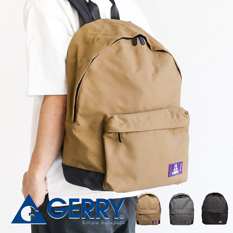 gerry リュック おしゃれ バックパック pc タプレット 通勤 通学 黒 ブラック チャコール グレー ブラウン ジェリー r1712