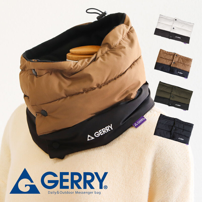 gerry ネックウォーマー マフラー ファッション雑貨 秋冬 防寒 アウトドア キャンプ 男女兼用 ユニセックス 再生中綿 ネックウォーマー n1161 ジェリー