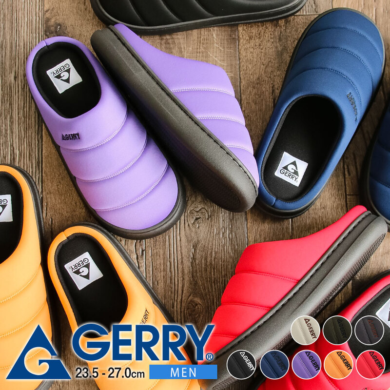 gerry サボ サンダル メンズ ブランド 軽量 メッシュ アウトドア キャンプシューズ クロッグサンダル モックサンダル サボサンダル 黒 ジェリー 6572