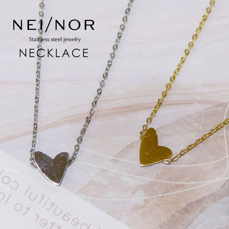 Nei/nor ネックレス 首飾り お肌に優しい サージカルステンレス 変色 錆 傷に強い 丈夫 ファッションアクサリー ネイナー NnNE-0091