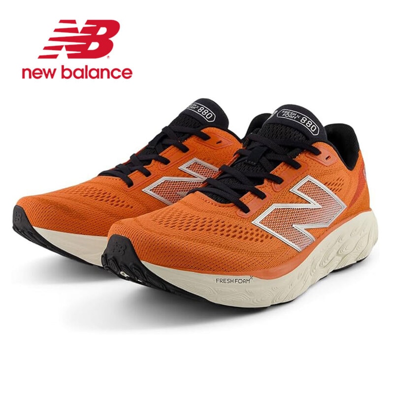ニューバランス メンズ ランニング ウォーキング スニーカー 黒 赤 Fresh Foam X 880 v14 M880 new balance