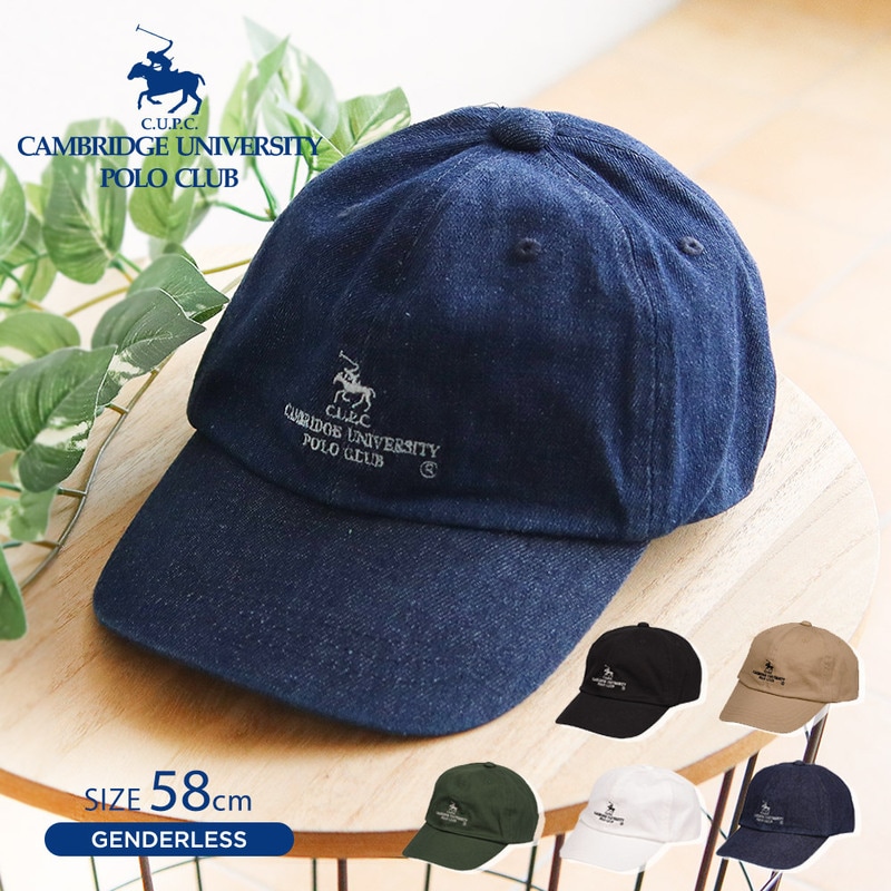 CUPC ケンブリッジユニバーシティポロクラブ POLO CLUB キャップ メンズ 帽子 レディース 黒 ブラック ベージュ 白 ホワイト ネイビー POLO CLUB