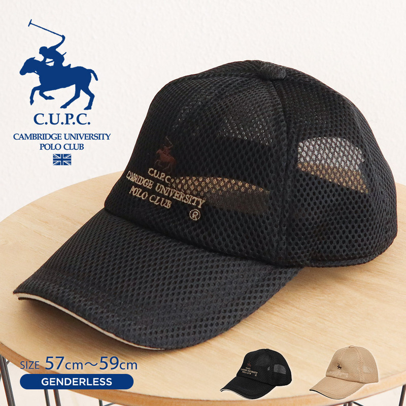 ポロクラブ キャップ 帽子 メンズ ローキャップ アメカジ レディース 通気性 吸水速乾 UV対策 メッシュ ロゴ cp-99polo C.U.POLO CLUB
