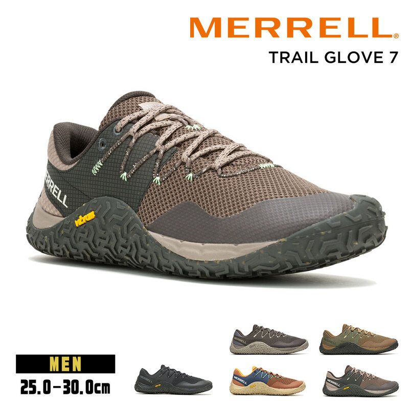 メレル メンズ トレーニングシューズ ランニング トレイルグローブ7 フィットネス 耐久性 裸足感覚 軽量 MERRELL TRAIL GLOVE 7
