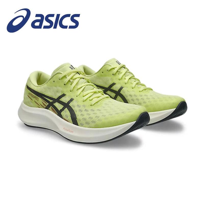 アシックス 靴 シューズ ウィメンズ ランニング スポーツ 黒 白 ピンク イエロー HYPER SPEED 4 1012B677 asics