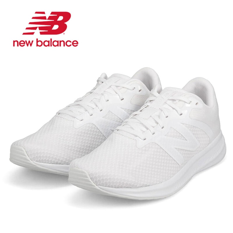 ニューバランス ランニングシューズ メンズ 男性用 運動靴 スニーカー シンプル 黒 ブラック 白 ホワイト レッド new balance M413