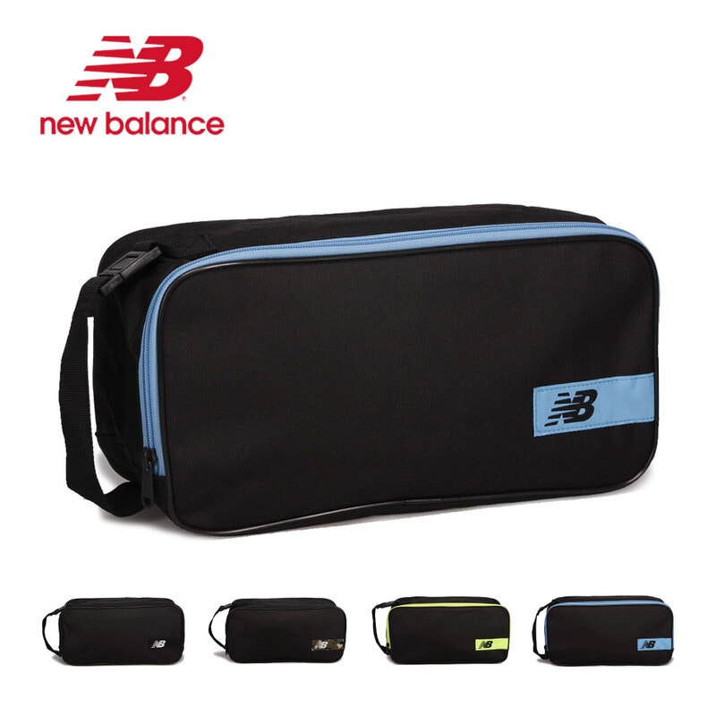 ニューバランス バッグ スポーツ ケース 通勤 通学 部活 ロゴ 黒 ブラック シューズケース LAB55622 new baalnce