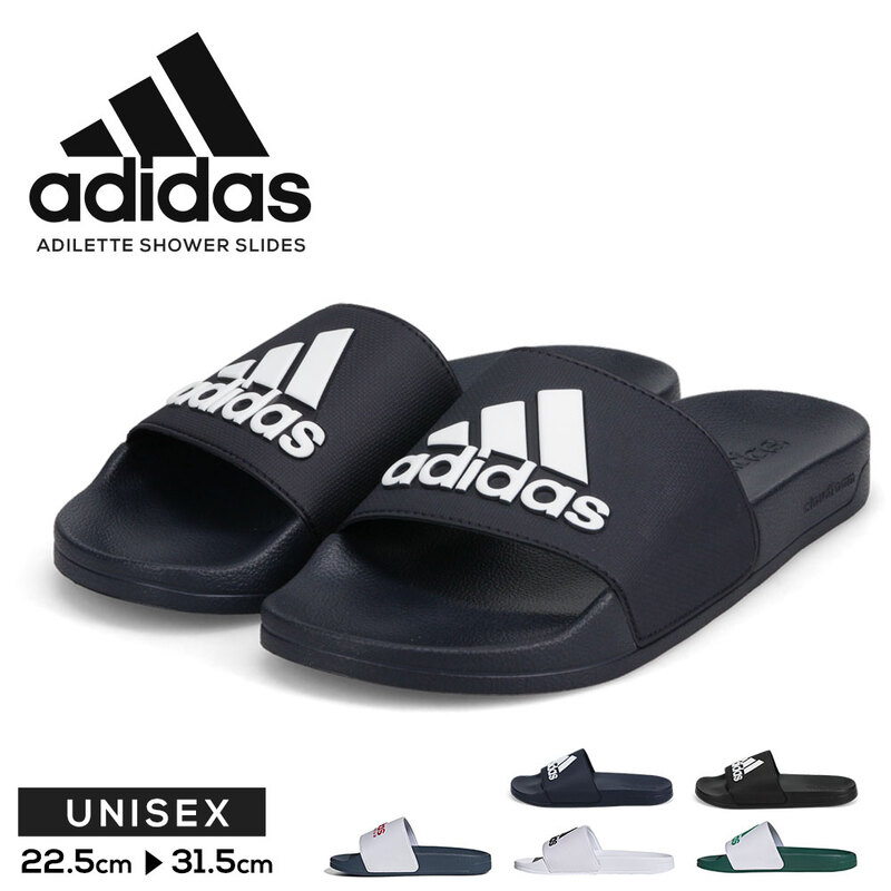 アディダス サンダル 靴 シューズ メンズ シャワー レディース 黒 ブラック ADILETTE SHOWER SLIDES U adidas