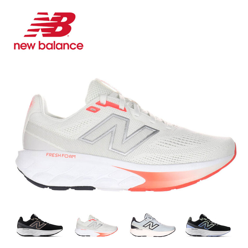 New Balance ランニングシューズ ホワイト/ネイビー NEW BALANCE（ニューバランス）