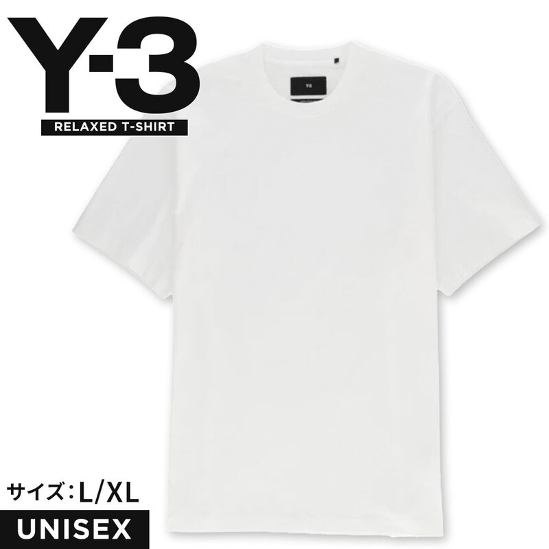 Y-3 adidas tシャツ RELAXED T-SHIRT IB4787 半袖 ティーシャツ カットソー トップス クルーネック 丸首 ロゴ シンプル ヨウジヤマモト ワイスリー アディダス