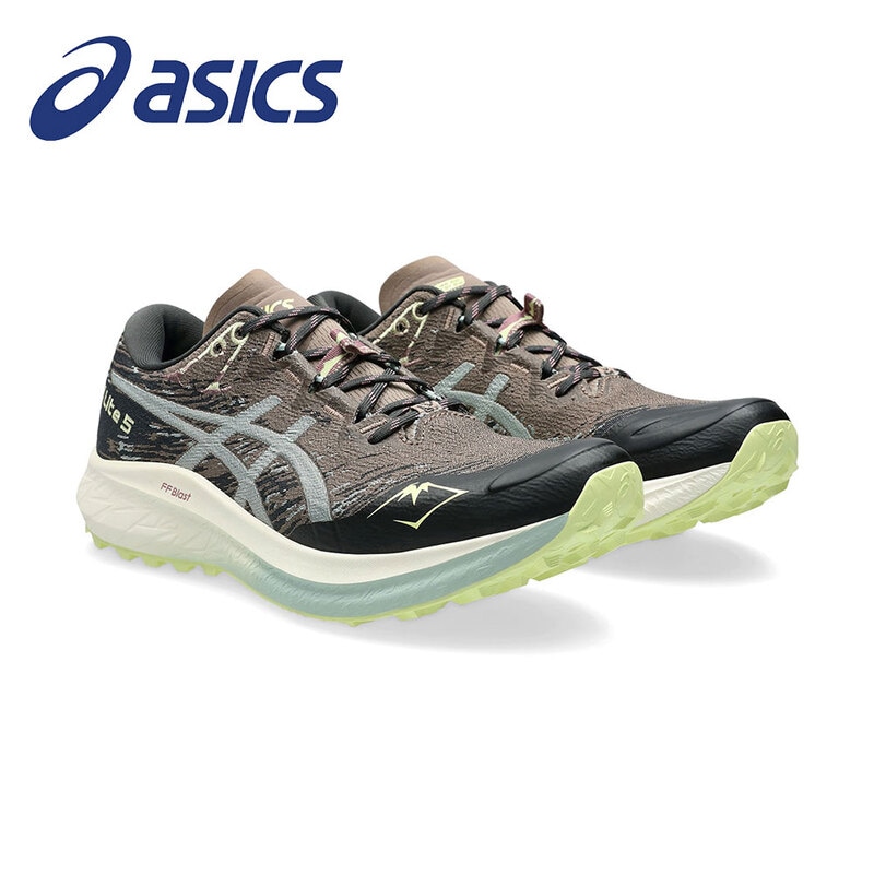 アシックス トレイルランニングシューズ メンズ 陸上 ジョギング 靴 山 グレー Fuji Lite 5 1011B889 asics