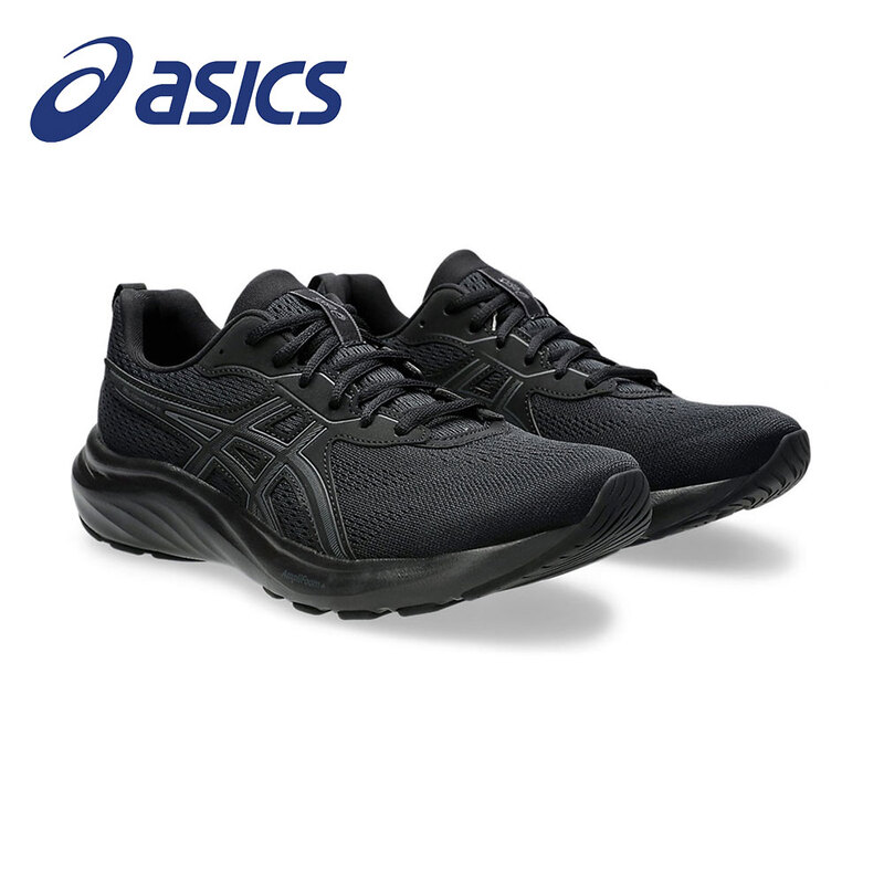 アシックス ランニングシューズ メンズ ゲルコンテド9 1011B882 幅広 4E 陸上 ワイド メッシュアッパー 運動靴 紐 ブラック asics