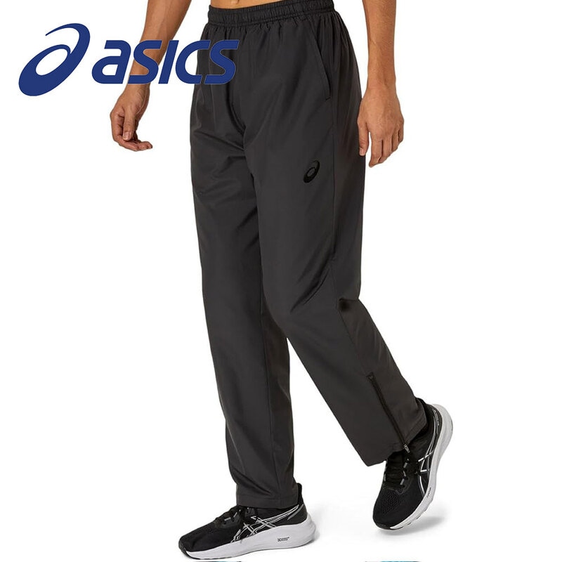 アシックス ジャージ ウインド ブレーカー メンズ レディース トレーニング ウェア 長ズボン パンツ ボトムス 裏起毛 防寒 ウエア 裏トリコット 2031E746 asics