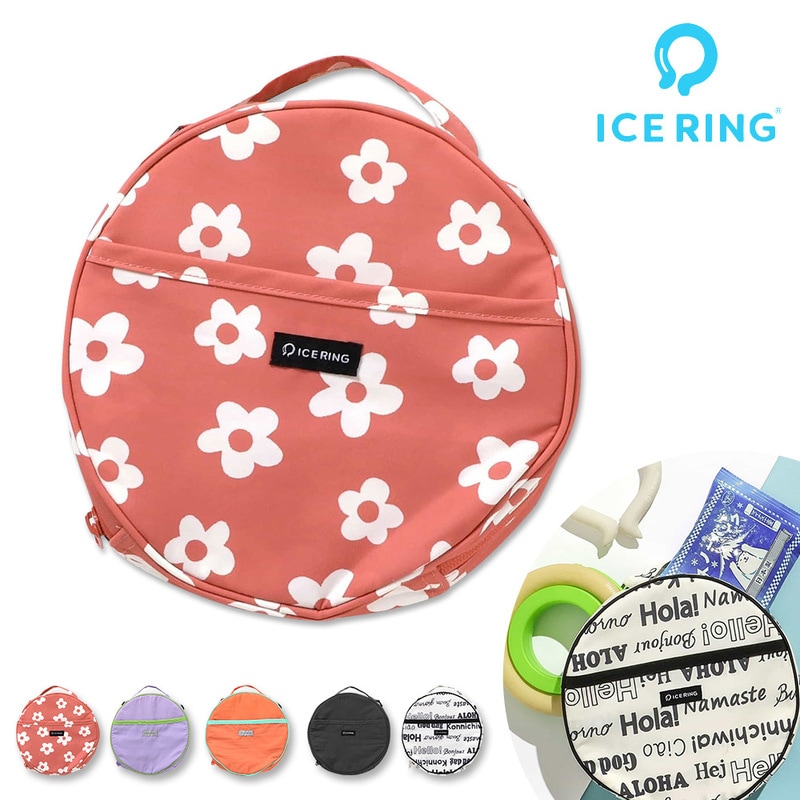 アイスリング ポーチ 子供 キッズ ひんやり 保冷 ケース 保冷剤 ネック クーラー クール リング ICE RING POUCH L381905