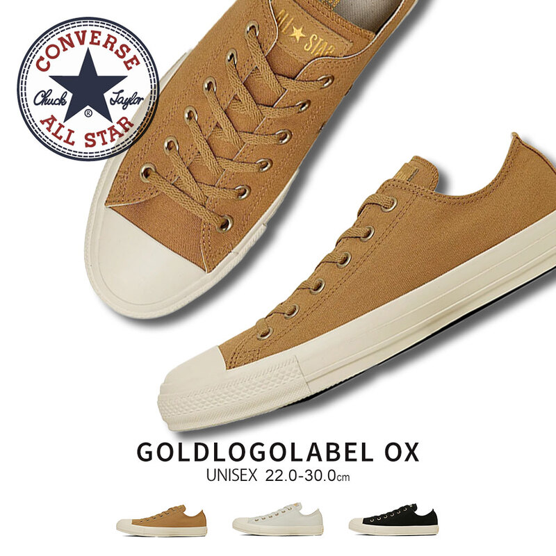コンバース オールスター ローカット レディース メンズ ユニセックス キャンバス スニーカー 靴 シューズ ALL STAR GOLDLOGOLABEL OX converse