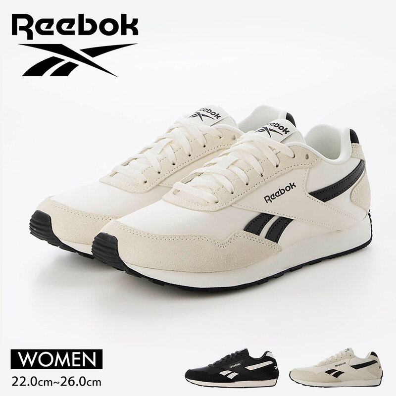 リーボック スニーカー レディース ローカット カジュアルシューズ おしゃれ 靴 黒 ブラック 白 ホワイト Reebok グライド ロー