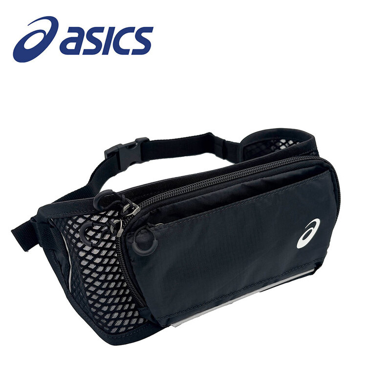 アシックス ランニングポーチ 3013B276 軽量 揺れにくい スマホ収納 反射材 ウエストポーチ メンズ レディース