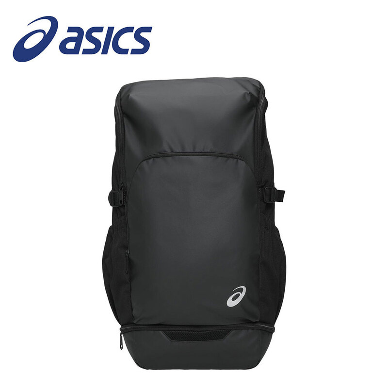 アシックス バックパック 40L 3033C223 大容量 リュック 撥水 PC収納 A4対応 部活 合宿 メンズ レディース ブラック