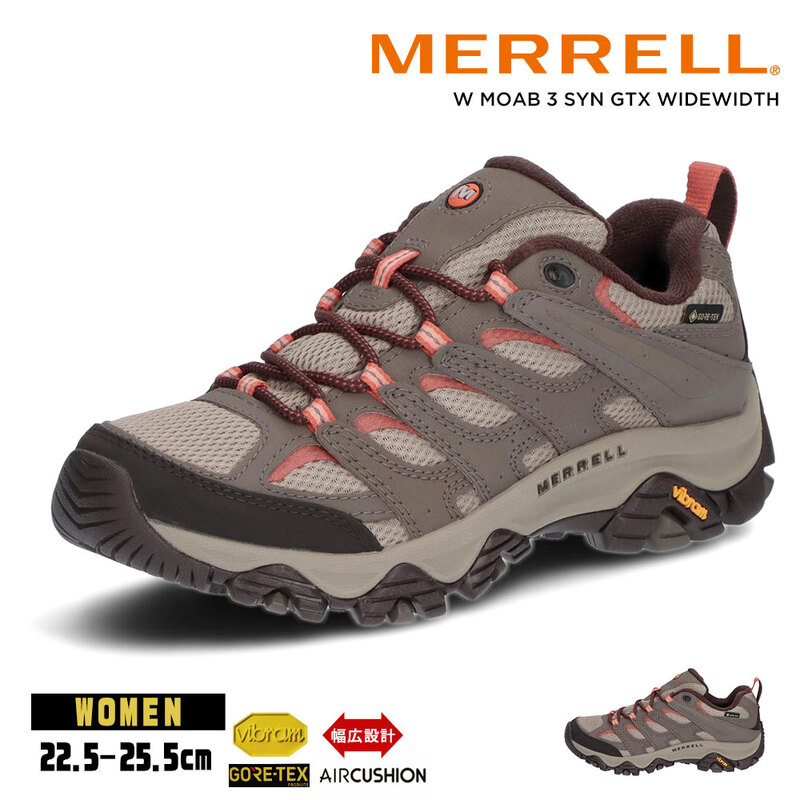 メレル モアブ3 MOAB 3 SYNTHETIC GORE-TEX WIDE WIDTH ゴアテックス 靴 トレッキング シューズ 500644W