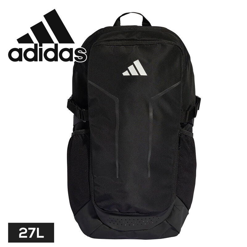 アディダス リュック バックパック 鞄 27L 大容量 A4対応 PC収納 PrimeLift CM475 JZ7086 adidas 黒 軽量 撥水