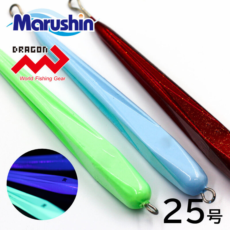 マルシン オモリグスティック 25号 仕掛け ルアー 釣り イカ釣り アオリイカ コウイカ ヤリイカ スルメイカ 春イカ 烏賊