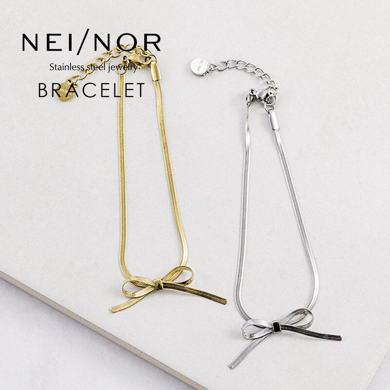 Nei/nor（ネイナー）Nei/nor ブレスレット 腕輪 アンクレット お肌に優しい つけっぱなしok サージカルステンレス 316L 変色 錆 傷に強い 低アレルギー アクセサリー 0039