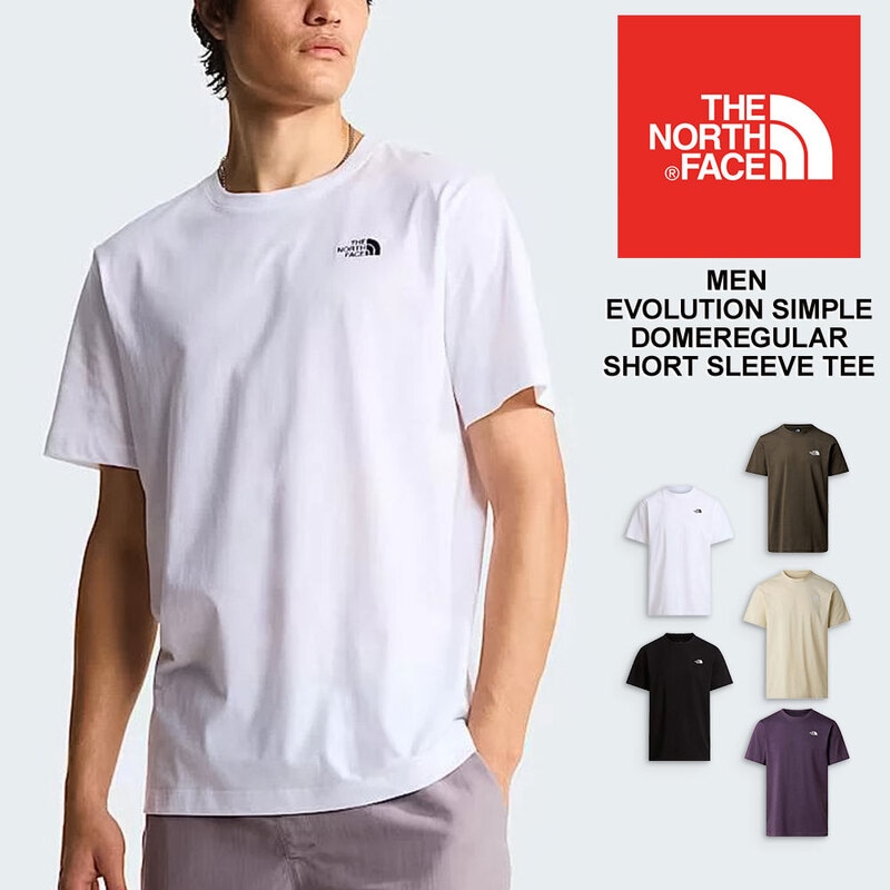 ノースフェイス tシャツ メンズ 半袖 ブランド クルーネック 丸首 ロゴ カットソー トップス 白 ホワイト 黒 ブラック NF0A8CZ2