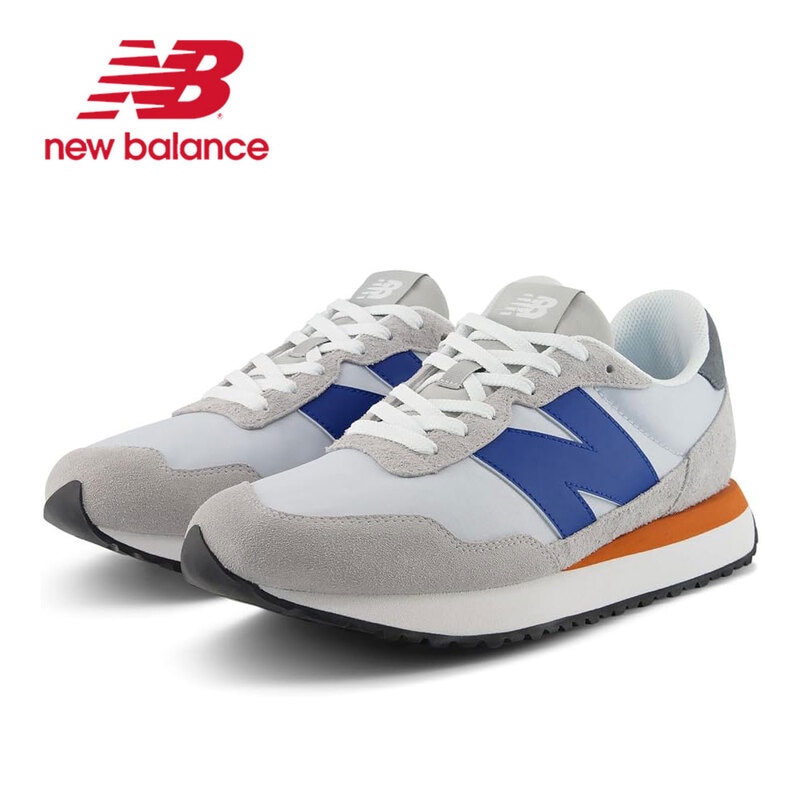 ニューバランス スニーカー ローカット 男女兼用 運動靴 紐靴 通勤 通学 シューズ スニーカー ホワイト new balance M237 4SC