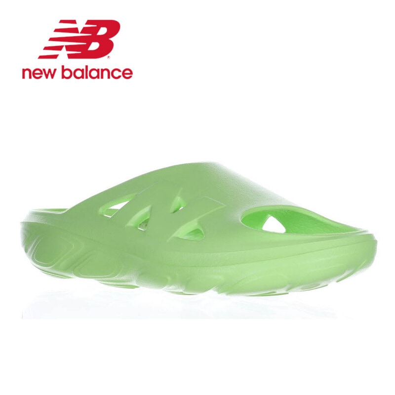 ニューバランス レディース メンズ スポーティ リカバリーサンダル スライドサンダル 男女兼用 靴 ライム new balance MCVRY 1Y1