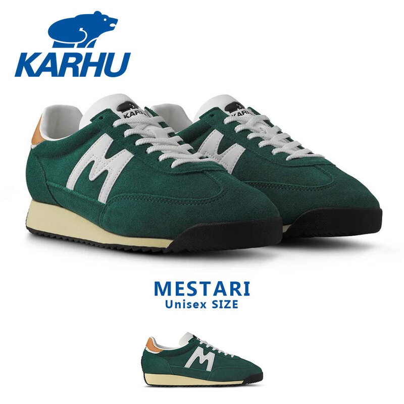 カルフ メスタリ カジュアル 通勤 通学 運動靴 男女兼用 ローカットスニーカー 靴 シューズ グリーン KARHU MESTARI KH805095