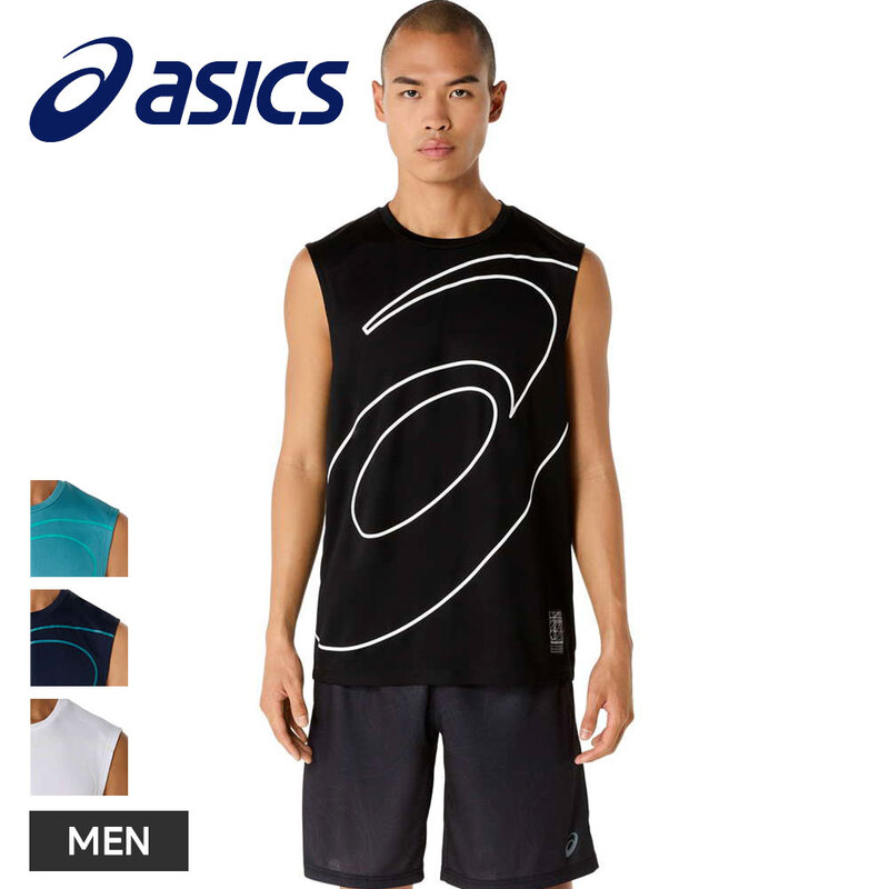 アシックス Tシャツ メンズ ノースリーブ トレーニングシャツ ランニングシャツ 吸汗速乾 ドライ シャツ スポーツ トレーニング ランニング asics 2031e997