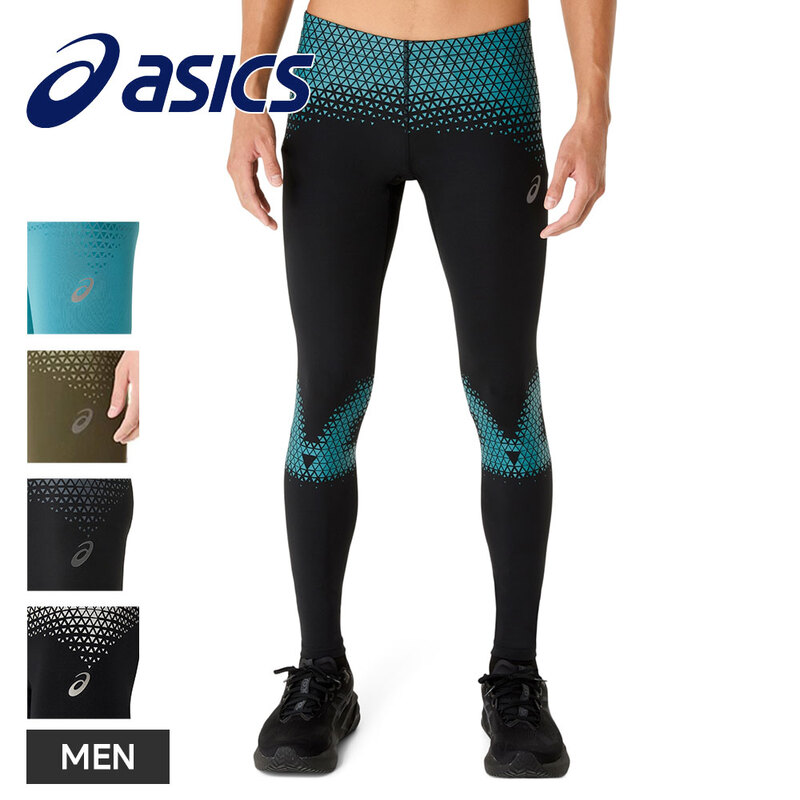 アシックス ランニング スポーツタイツ メンズ MOTION MUSCLE SUPPORT ランニングタイツ コンプレッションタイツ タイツ 陸上 スポーツ asics 2011d008