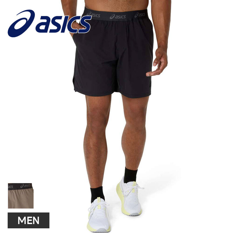 アシックス ショートパンツ メンズ スポーツ トレーニング ランニング ジム 吸汗速乾 ストレッチ asics ダブルウィーブ7INショーツ 2031e910