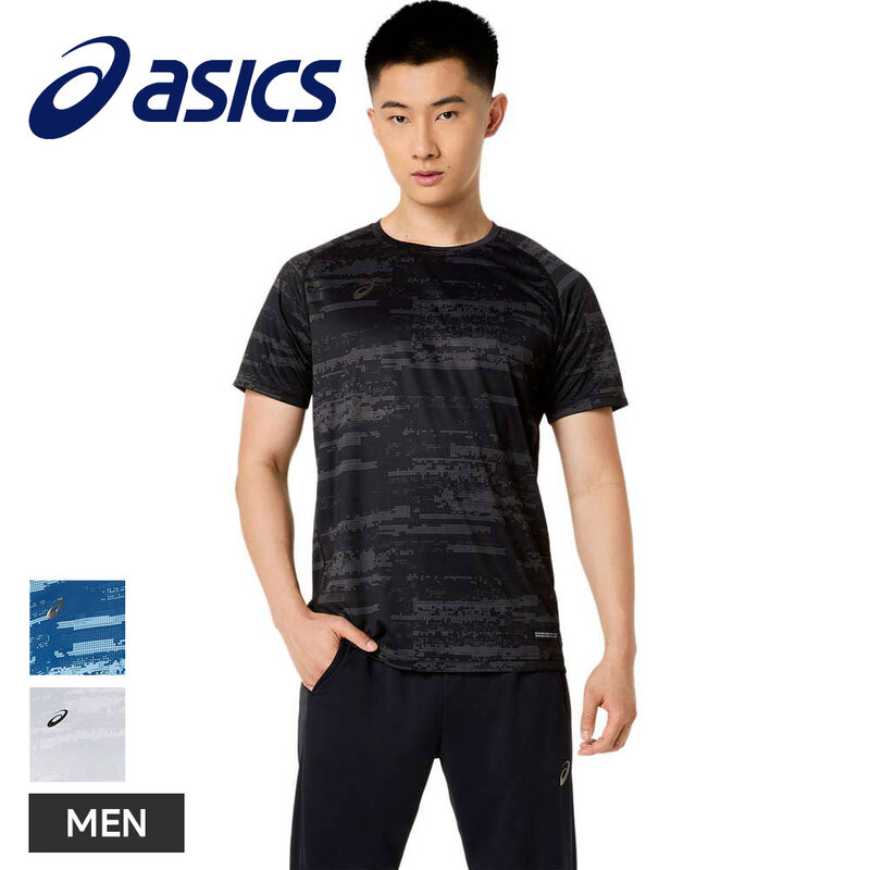 アシックス Tシャツ メンズ 半袖 吸汗速乾 レーニングウェア スポーツ 夏 asics クールサマーニットショートスリーブシャツ 2033c035