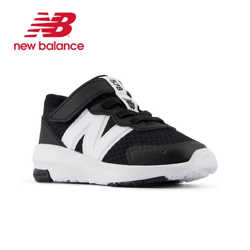 ニューバランス ベビー 578 赤ちゃん キッズ スニーカー 面ファスナー 靴 シューズ 黒 ブラック New Balance IT578 H&L