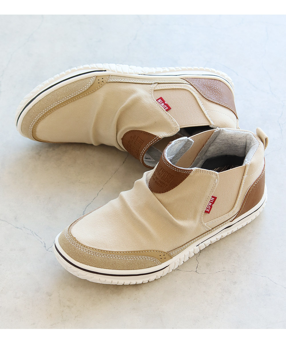 エドウィン スニーカー レディース 靴 ミッドカット ハイカット