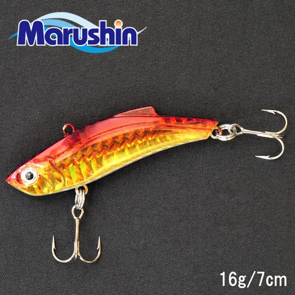マルシン メタルバイブ ソルトクェイク レッドゴールド 16g 7cm ソルト