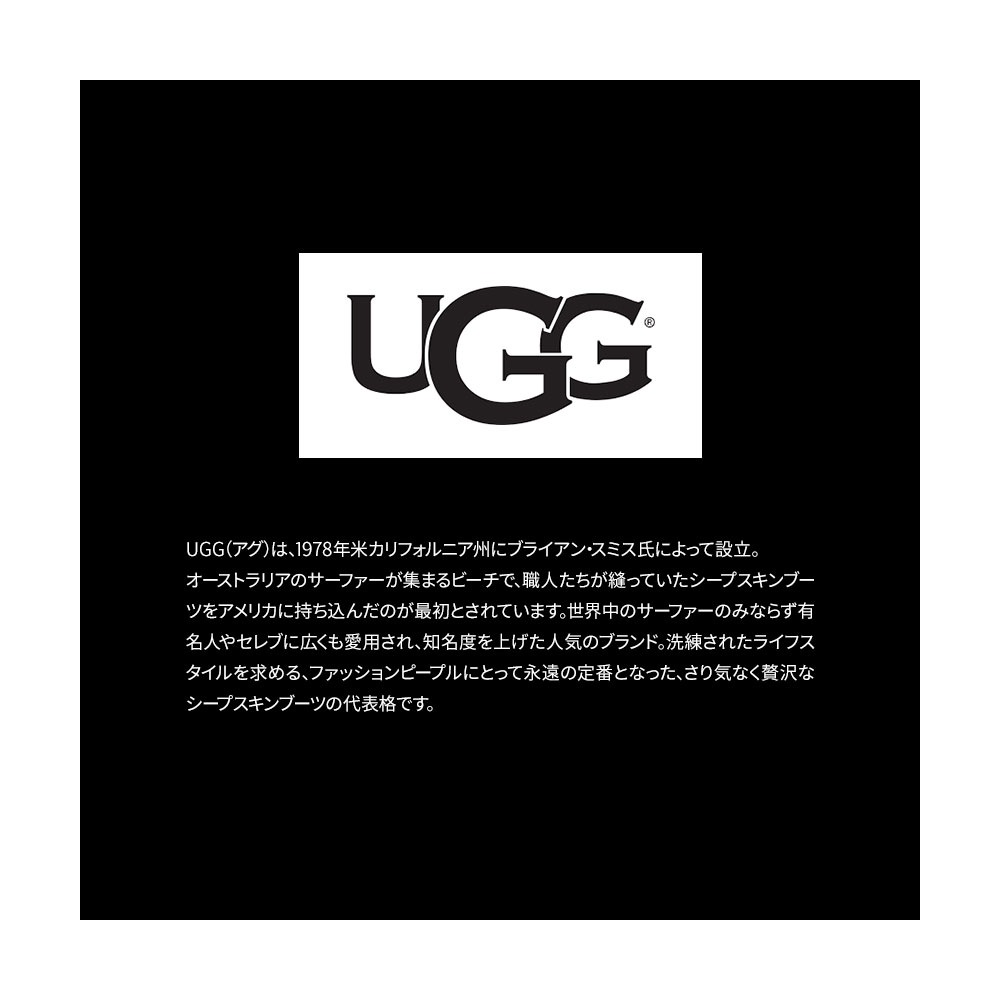 アグ サンダル メンズ フラッフ イット ポップ ムートンスリッパ