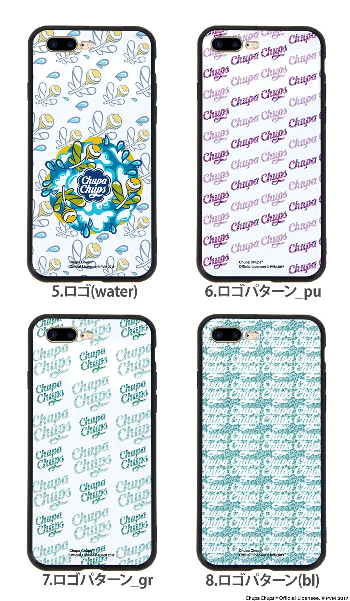 iPhone8 Plus ������ iPhone7 Plus ���С� ����åѥ���ץ� ���̥��饹 ���ޥۥ����� ���� �����ե���8 �ץ饹 ���襤�� ���줤 ������� Chupa Chups �֥��� �ǥ����� �����