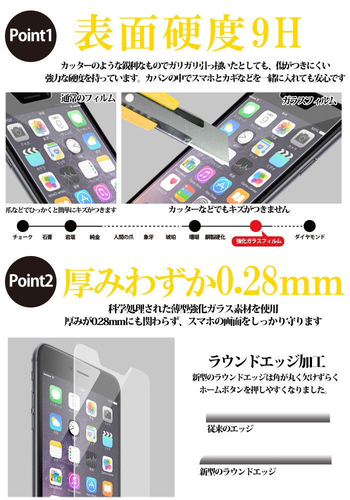  ߸˽ʬ 饹ե iPhone SE 3 ե iPhoneSE3 եSE 2022 iPhone8 ݸե iPhoneSE 2 iPhone6S Xperia Z5 ڥꥢ վݸե