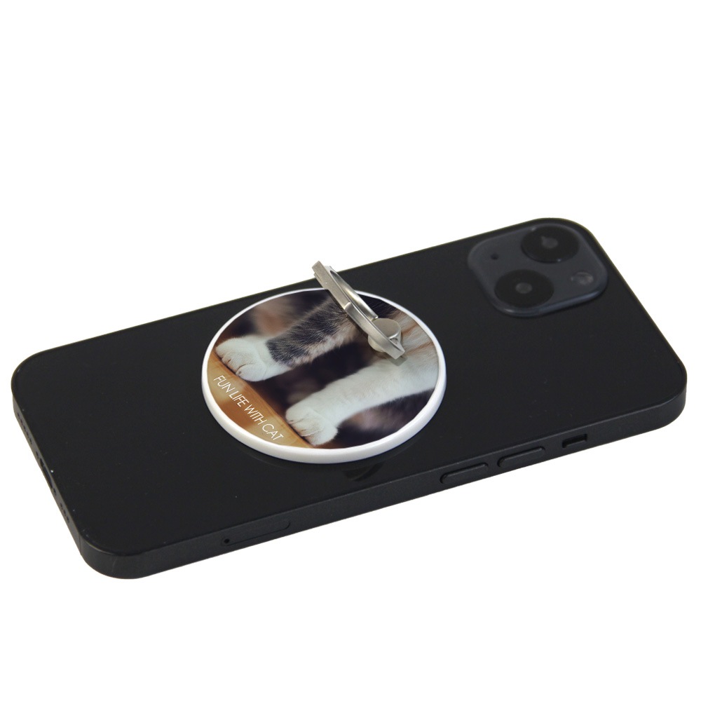 ���ޥۥ�� MagSafe�б� �᥿�����դ� ��ɻ� �Ҽ���� 180�� 360�� ��ž �ޥ������� magsafe �ǥ����� FUN LIFE WITH CAT ���� ��� �ۥ���� �� ���� ���� �ޥ��ͥå� iPhone15��� ��ǭ �ϥ����ǭ ��ȥ�ǭ �����ȥ�ǭ ����ǭ �����ǭ ��ǭ