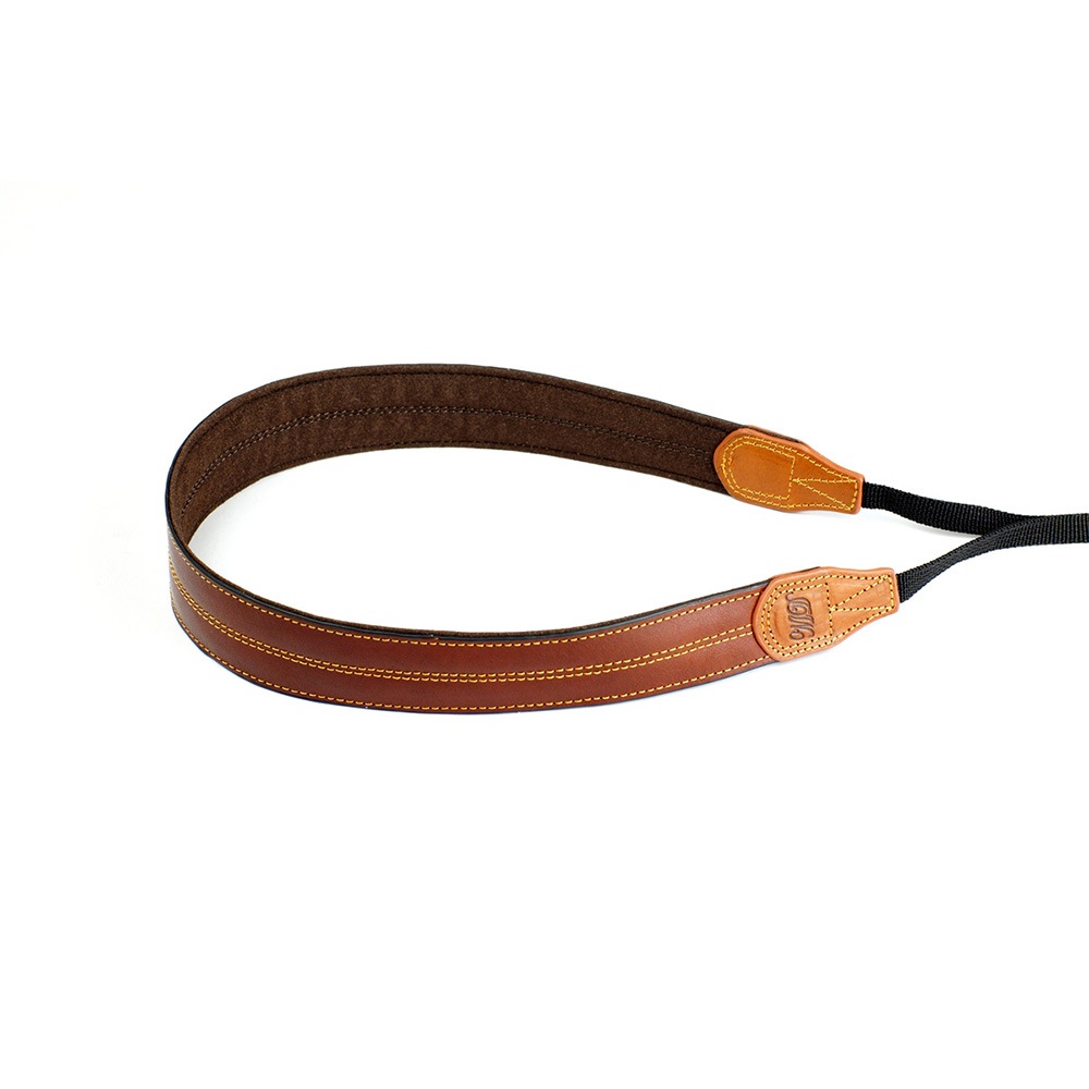 Martin Duke カメラネックストラップ SVEN 2 Double Color Leather NeckStrap Red Brown DN11RB