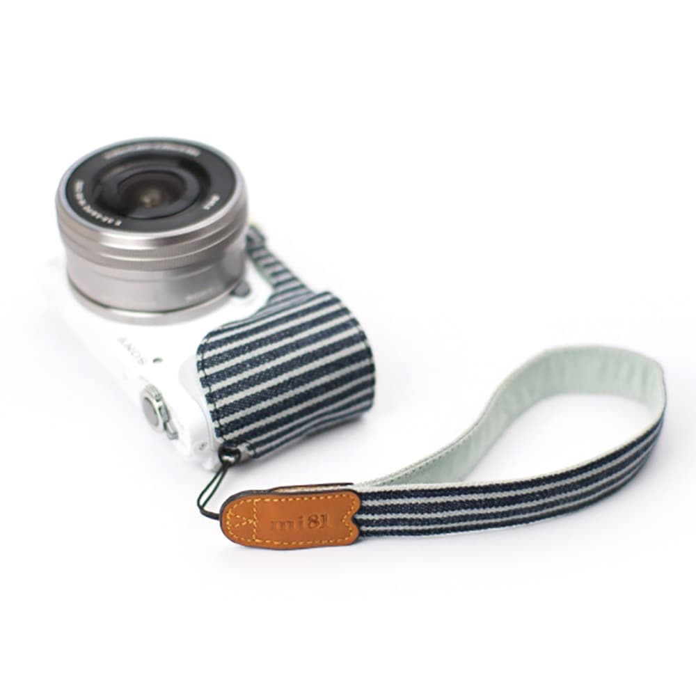 Mi81 MH01SN リストストラップ ネイビーストライプ