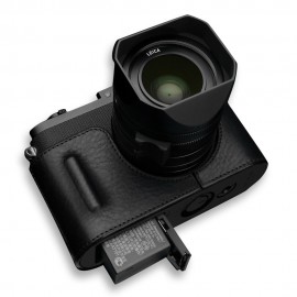 GARIZ Leica Q（Typ116）/Q-P用 本革カメラケース BL-LCQBK ブラック|ボディージャケット・ハーフケース|カメラケース