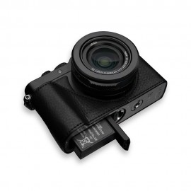 GARIZ Panasonic LUMIX DMC-LX100用 本革カメラケース XS-CHLX100BK ブラック|ボディージャケット・ハーフケース|カメラケース