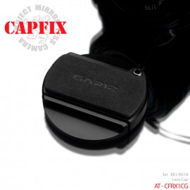 GARIZ SONY RX1/RX1R用 レンズキャップフィックス AT-CFRX1CG チャコールグレー|レンズキャップ落下防止カバー|カメラアクセサリー