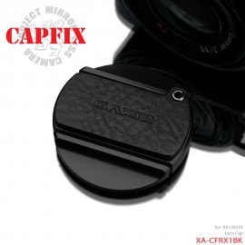 GARIZ SONY RX1/RX1R用 レンズキャップフィックス XA-CFRX1BK ブラック|レンズキャップ落下防止カバー|カメラアクセサリー