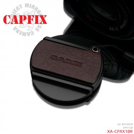 GARIZ SONY RX1/RX1R用 レンズキャップフィックス XA-CFRX1BR ブラウン|レンズキャップ落下防止カバー|カメラアクセサリー